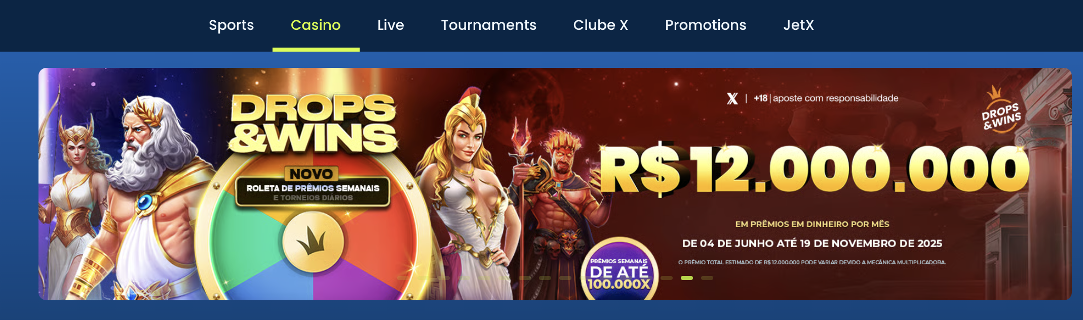 BetPix Brazil Casino and Betting Platform - Interface de jogos e apostas com R$ 12.000.000 em prêmios